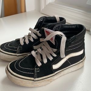 Vans , black boys size 13 in good shape